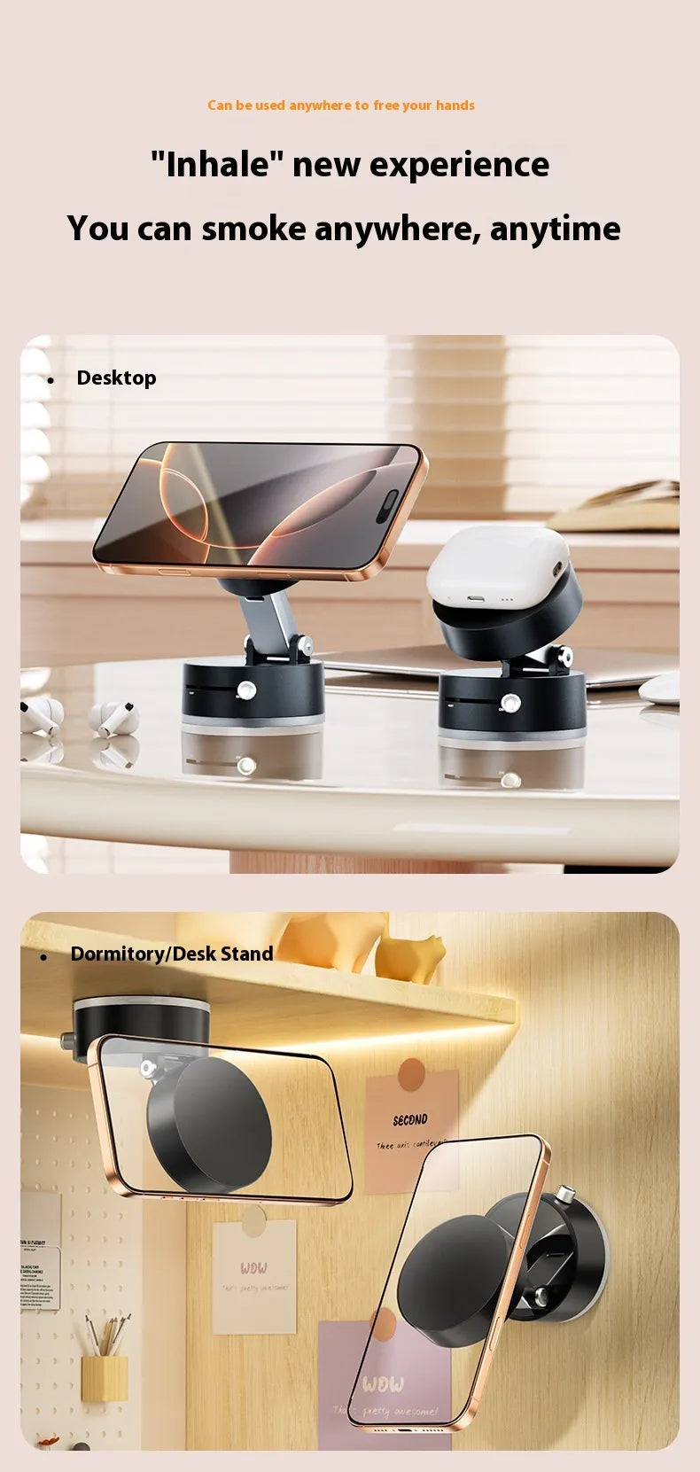 Multifunctional Magnetic Phone Holder